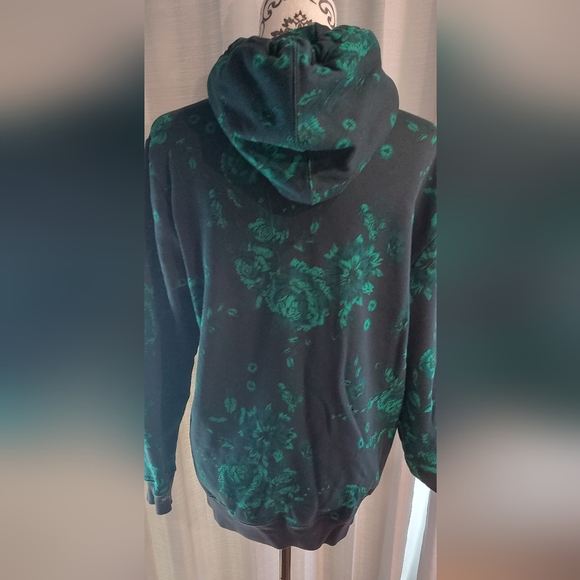 UNISEX Gap Hoodie with Green Floral Print - Picture 2 of 4